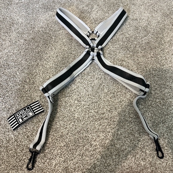 Cellblock13 Black and White Bc Men's Harness - Picture 3 of 4